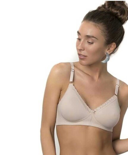 Corpiño Sin Taza Simil Aro Peter Pan